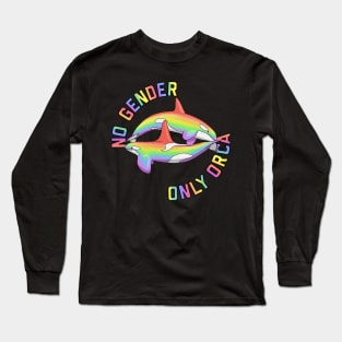 No Gender Only Orca Rainbow Long Sleeve T-Shirt